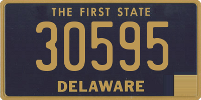 DE license plate 30595