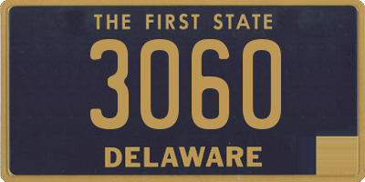 DE license plate 3060