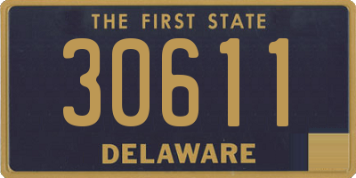 DE license plate 30611