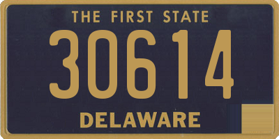 DE license plate 30614