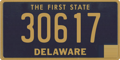 DE license plate 30617