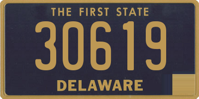 DE license plate 30619