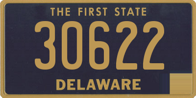 DE license plate 30622