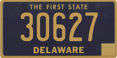 DE license plate 30627