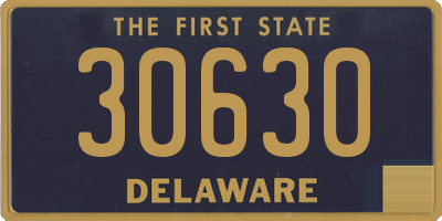 DE license plate 30630