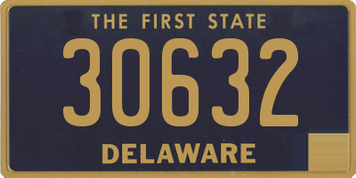 DE license plate 30632