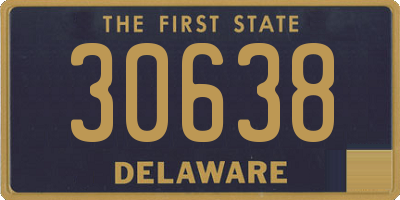 DE license plate 30638