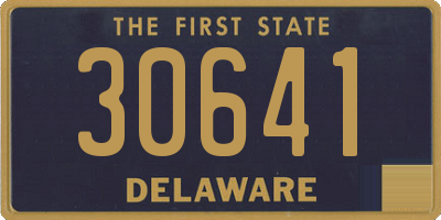 DE license plate 30641