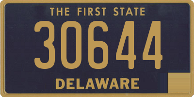 DE license plate 30644