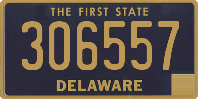 DE license plate 306557