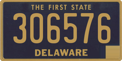 DE license plate 306576