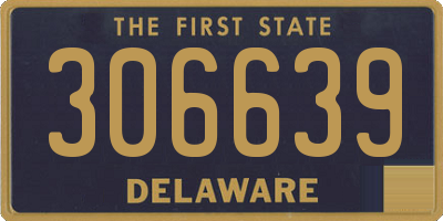 DE license plate 306639