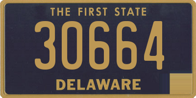 DE license plate 30664