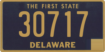 DE license plate 30717