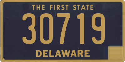 DE license plate 30719