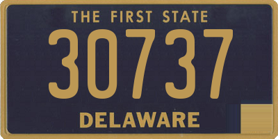 DE license plate 30737