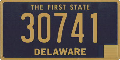 DE license plate 30741