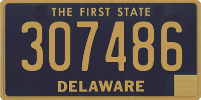 DE license plate 307486
