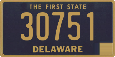 DE license plate 30751