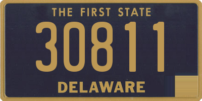 DE license plate 30811