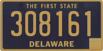 DE license plate 308161