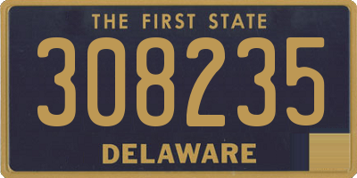 DE license plate 308235