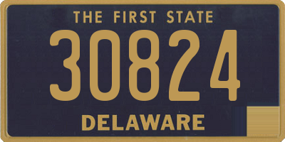 DE license plate 30824