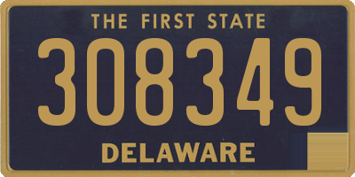 DE license plate 308349