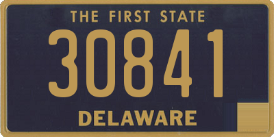 DE license plate 30841