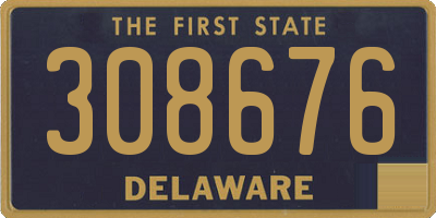 DE license plate 308676