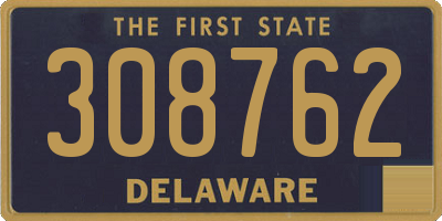 DE license plate 308762