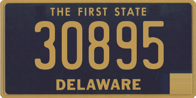 DE license plate 30895