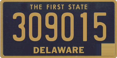 DE license plate 309015