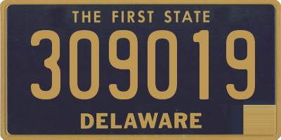 DE license plate 309019
