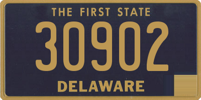 DE license plate 30902