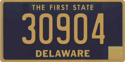 DE license plate 30904