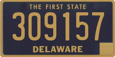 DE license plate 309157