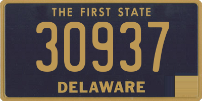 DE license plate 30937