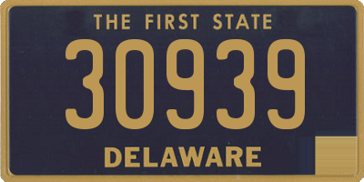 DE license plate 30939