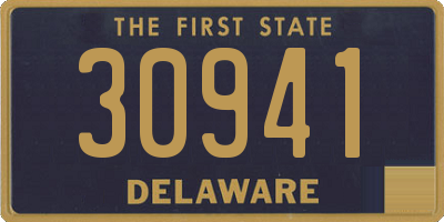 DE license plate 30941