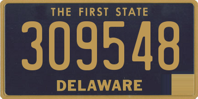 DE license plate 309548