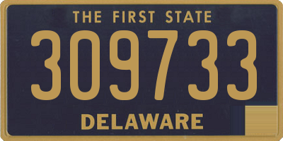 DE license plate 309733