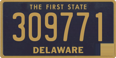 DE license plate 309771