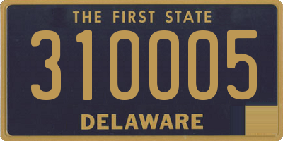 DE license plate 310005