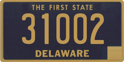 DE license plate 31002