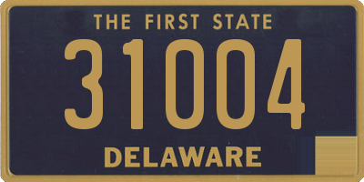 DE license plate 31004