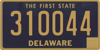 DE license plate 310044