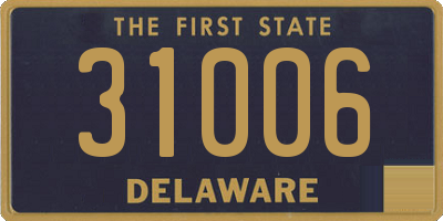 DE license plate 31006