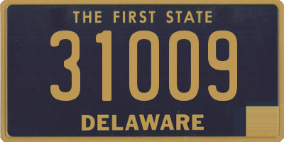 DE license plate 31009