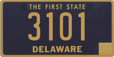 DE license plate 3101